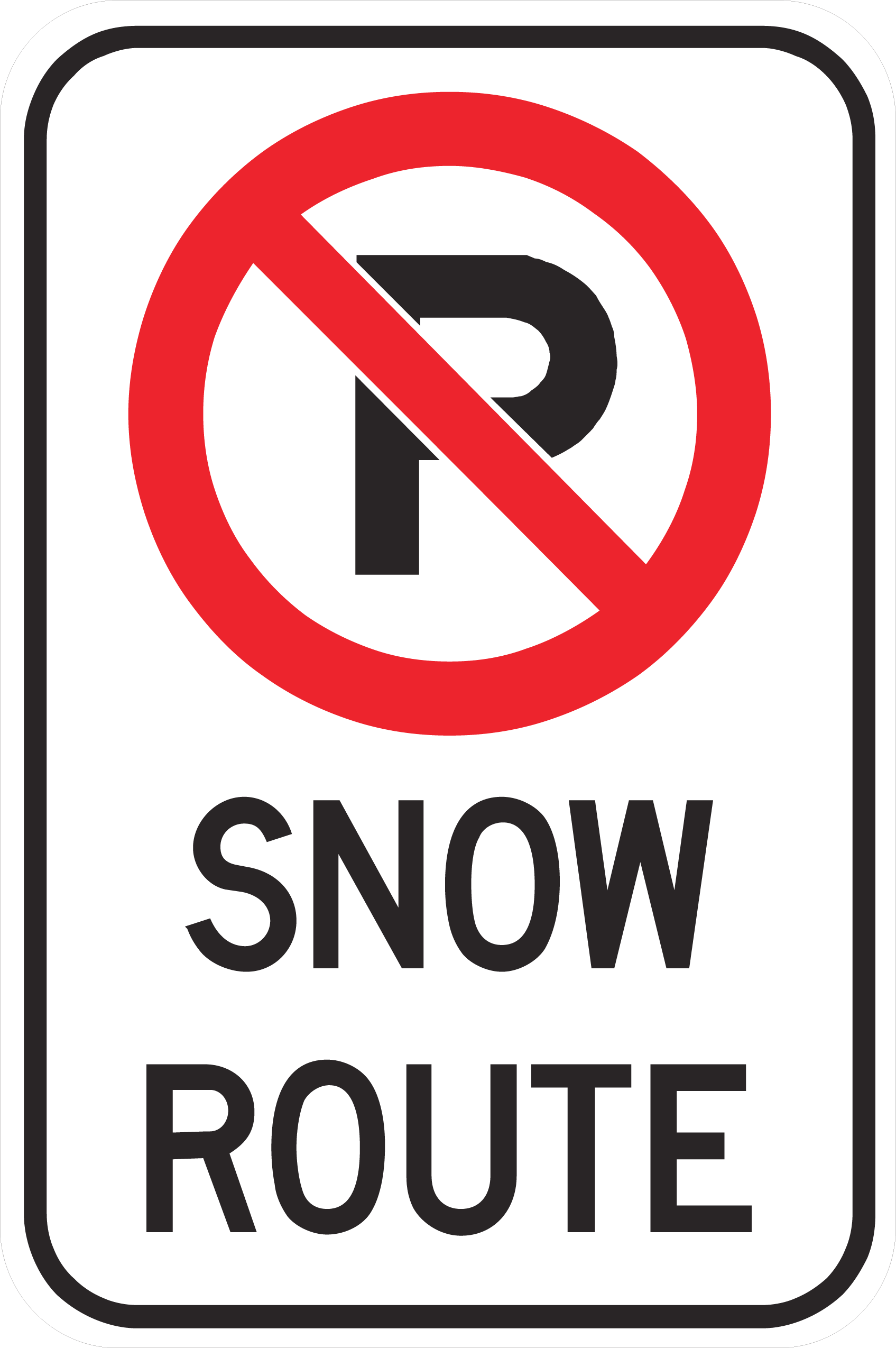 Regulatory Sign 60x90